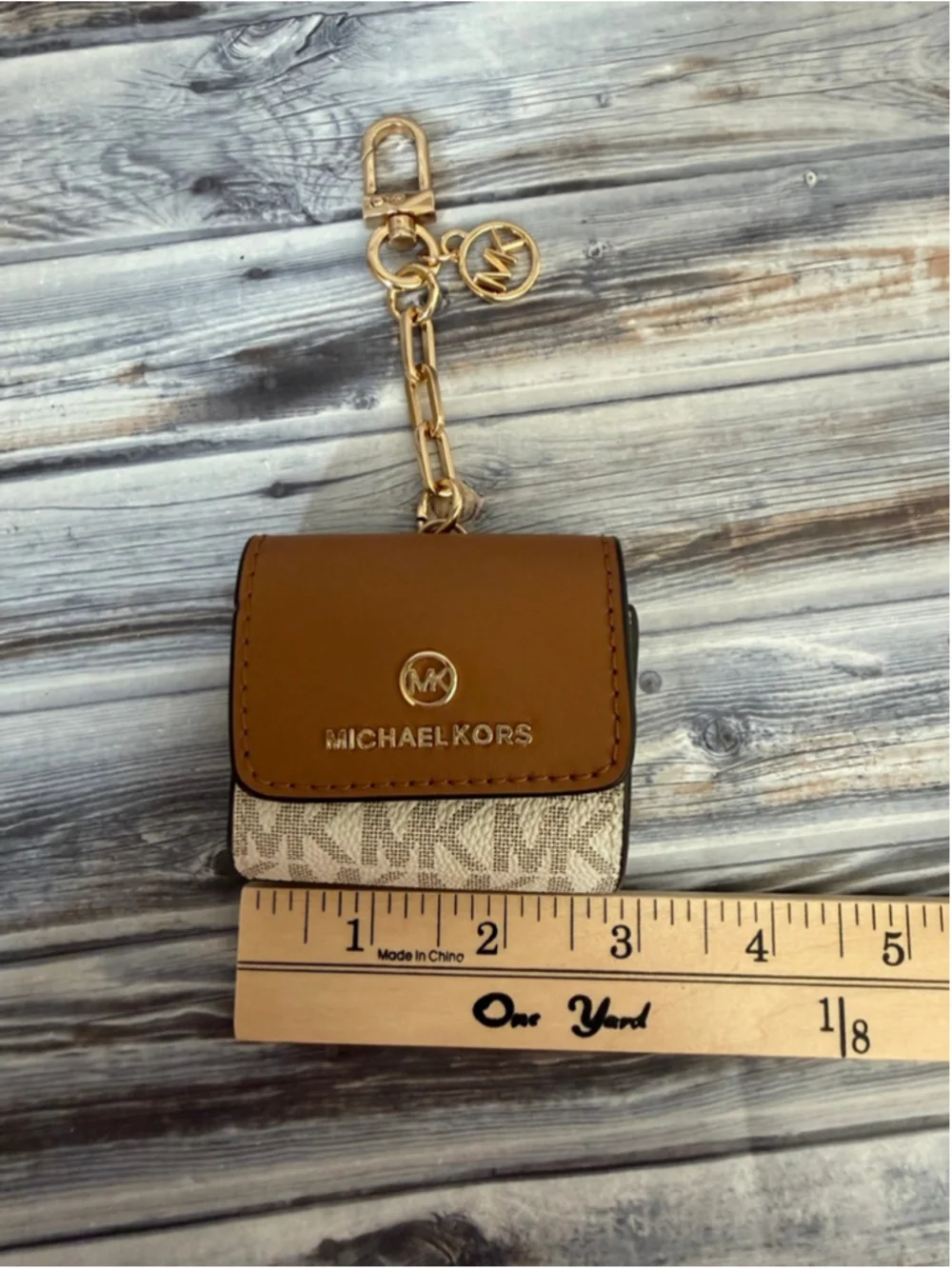 Michael Kors jet set AirPod earbud travel case